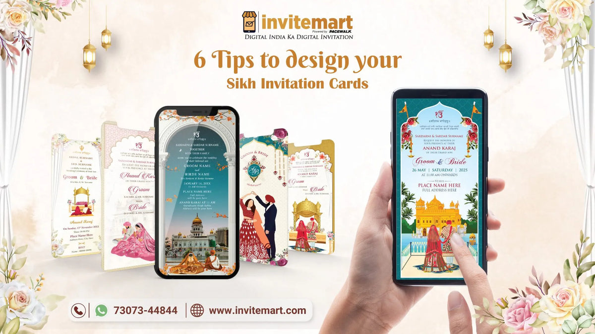 6 Tips to design your Sikh Invitation Cards