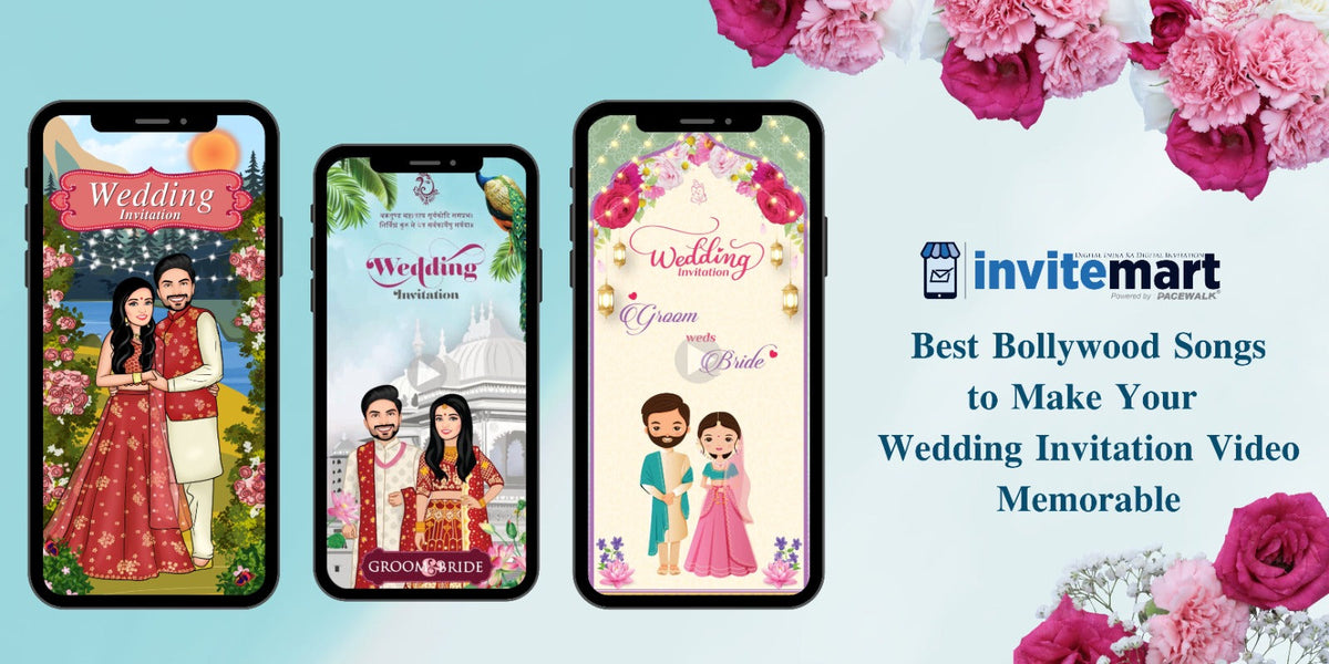 Best Bollywood Songs to Make Your Wedding Invitation Video Memorable
