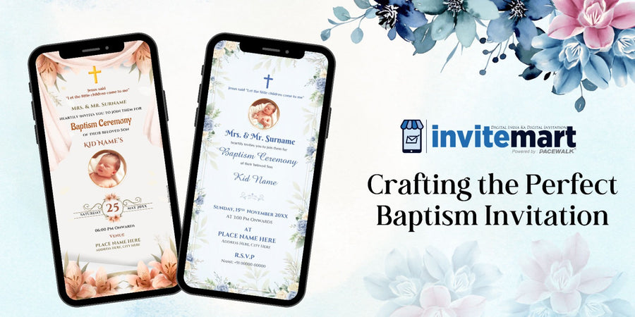 Celebrate in Style: Crafting the Perfect Baptism Invitation