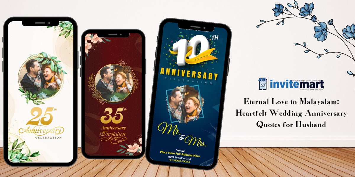 Eternal Love in Malayalam: Heartfelt Wedding Anniversary Quotes for Husband