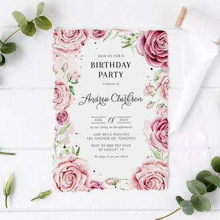 Floral Invitation