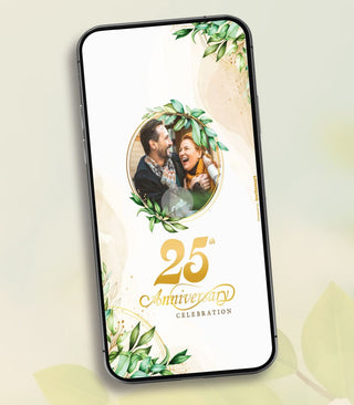 25th Wedding Anniversary Invitation Video