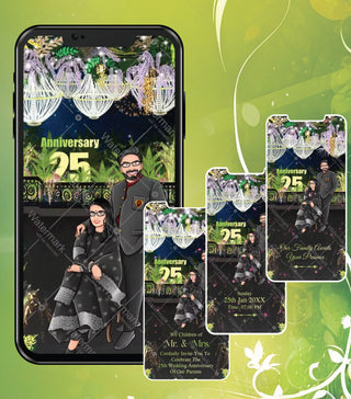 25th Wedding Anniversary Invite Video