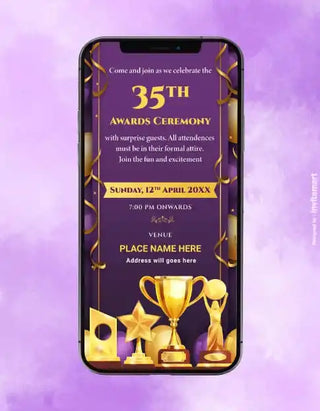 35th Awards Ceremony Invitation