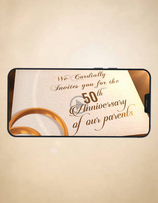 50th Wedding Anniversary Invitation Video