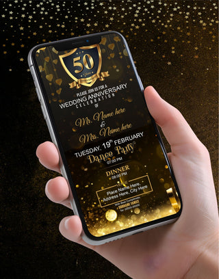 50th Anniversary Invitations 