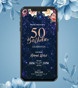 50th Birthday Invitation Video