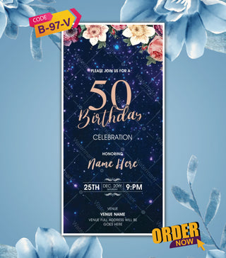 50th Birthday Invitation Video