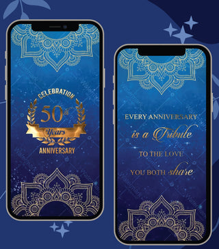 50th Wedding Anniversary Invite Video