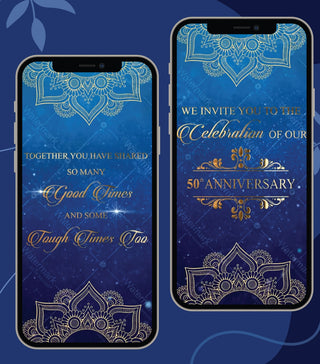 50th Wedding Anniversary Invite Video