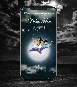 Aladdin Birthday Invitation Video