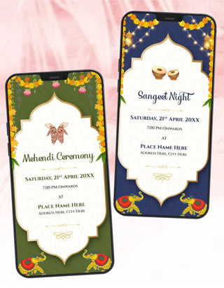 All In One Wedding Invitations With RSVP 