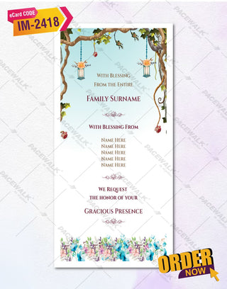 Anand Karaj Invitation PDF Card 