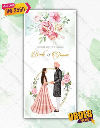 Anand Karaj Wedding Invite PDF Card