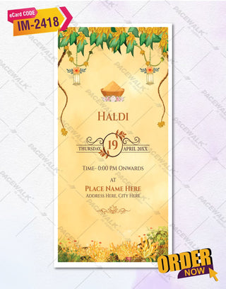 Anand Karaj Invitation PDF Card 