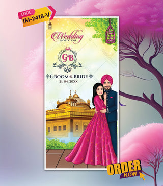 Anand Karaj Invitation Video Template