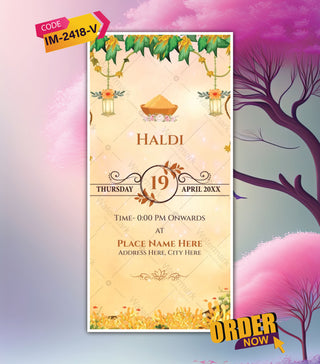 Anand Karaj Invitation Video Template