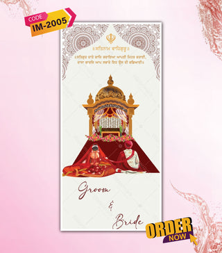 Anand Karaj Punjabi Wedding Invitation Video