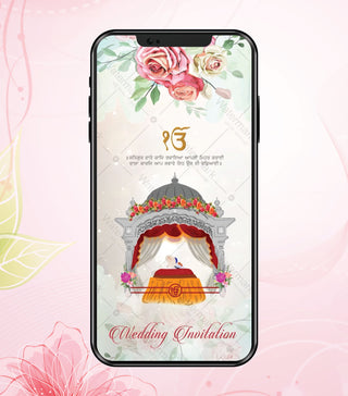 Anand Karaj Wedding Video Invite 