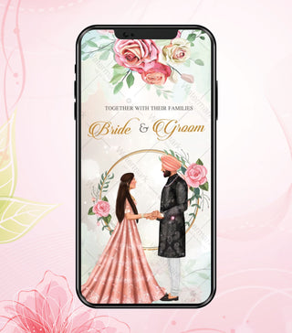 Anand Karaj Wedding Video Invite 