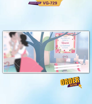 Animated 3D Wedding Invitation Video