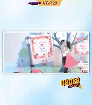 Animated 3D Wedding Invitation Video