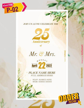 Anniversary Invitation Templates