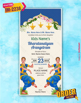 Arangetram Invitation