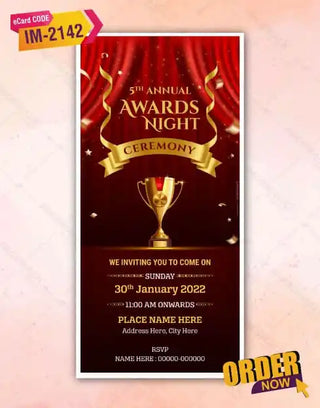 Awards Ceremony Invitation