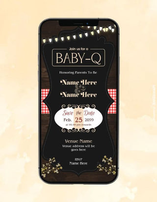 Baby Q Invitations