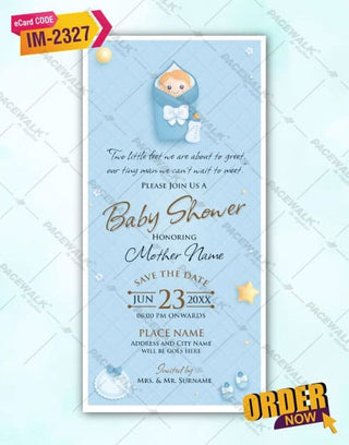 Baby Shower Invitation Card Online