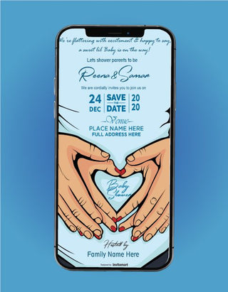 Baby Shower Invitation Card 