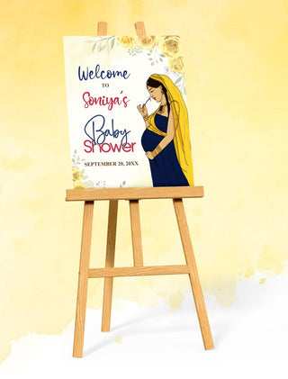 Baby Shower Welcome Board Template