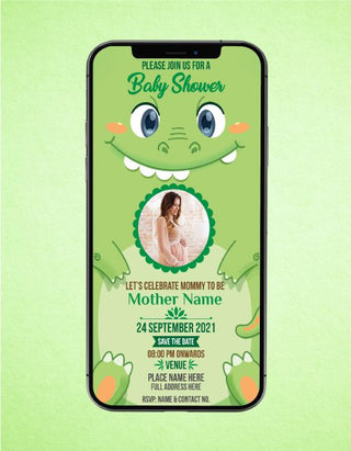 Baby Shower Monster Theme Invitation
