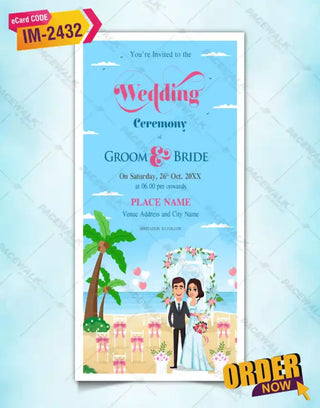 Beach Wedding Invitations 