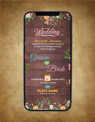 Beautiful Wedding Invitation Card