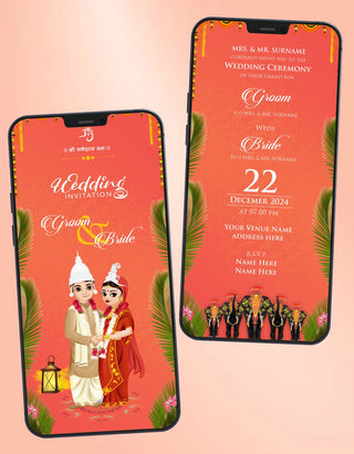 Bengali Wedding PDF Card