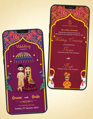 Best Multiple Events Wedding PDF Cards 