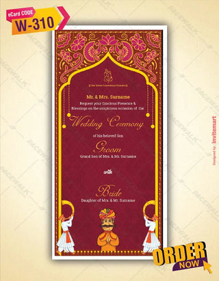 Best Multiple Events Wedding PDF Cards 