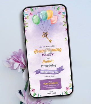 Birthday And Housewarming Party Invitation Video 