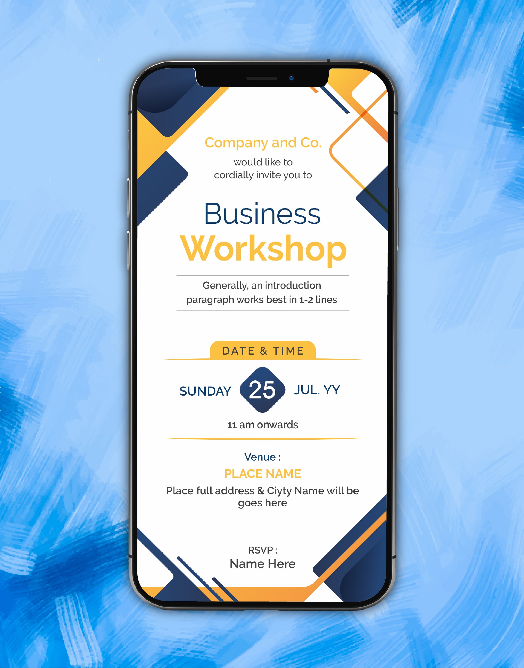 Work Invitations Cards Corporate Event Invitation Card