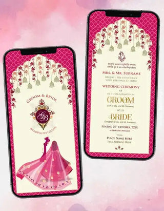 Caricature Wedding Invitation