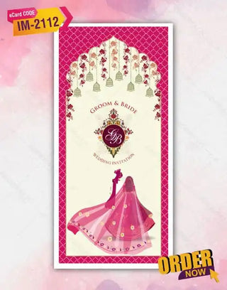 Caricature Wedding Invitation