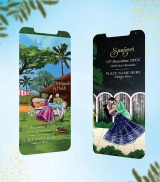 Caricature Wedding Invitation Video