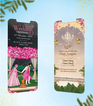 Caricature Wedding Invitation Video