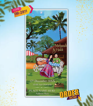 Caricature Wedding Invitation Video