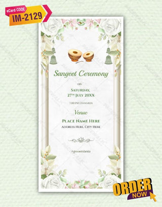 Cartoon Wedding Invitation Pdf Card