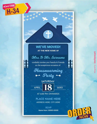 Christian Housewarming Party Invitation