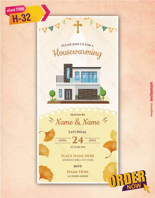 Christian Housewarming Invitation