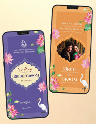 Colorful Wedding Invitation